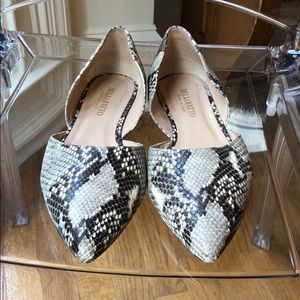 Made in Italy Snakeskin and Leather Flats